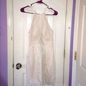 cremated patterned dress